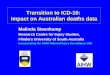 Transition to ICD-10:  Impact on Australian deaths data