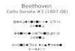 Beethoven Cello Sonata #3 (1807-08)