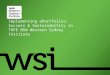 Implementing ePortfolios:  Success & Sustainability in  TAFE NSW Western Sydney Institute