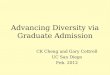 Advancing Diversity via Graduate Admission