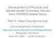 UCLA Department of Medicine gimd.ucla/FacultyPages/Hays/ Marquette (3rd floor)