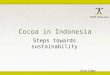 Cocoa in Indonesia