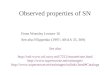 Observed properties of SN