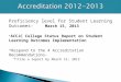 Accreditation 2012-2013