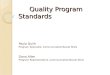 Quality Program Standards