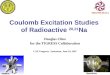 Coulomb Excitation Studies of Radioactive  20,21 Na
