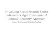 Privatizing Social Security Under Balanced-Budget Constraints: A Political-Economy Approach