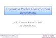 Towards a Packet Classification Benchmark