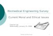 Biomedical Engineering Survey