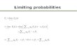 Limiting probabilities