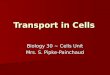 Transport in Cells