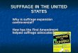 SUFFRAGE IN THE UNITED STATES