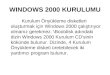 WINDOWS 2000 KURULUMU