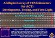 A kilopixel array of TES bolometers  for ACT: Development, Testing, and First Light