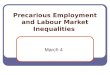 Precarious Employment and Labour Market Inequalities