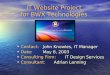 IT Website Project  for BWX Technologies