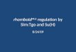 rhomboid MLE regulation by Sim:Tgo and Su(H)