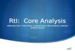 RtI:  Core Analysis
