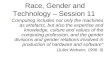 Race, Gender and Technology – Session 11