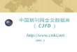 中国期刊网全文数据库（ CJFD ）