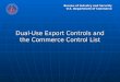 Dual-Use Export Controls and the Commerce Control List