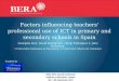 Factors influencing teachers' professional use of ICT in primary and secondary schools in Spain