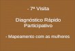 -  7ª Visita Diagnóstico Rápido Participativo - Mapeamento com as mulheres