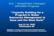 U.S. – Palestinian Linkages (UPLINK) Program
