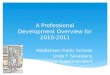 A Professional Development Overview for 2010-2011 Middletown Public Schools Linda F.  Savastano