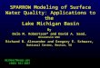 SPARROW Modeling of Surface Water Quality: Applications to the  Lake Michigan Basin