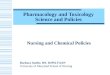 Pharmacology and Toxicology Science and Policies