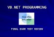 VB.NET PROGRAMMING