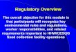 Regulatory Overview