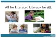 All for Literacy: Literacy for  All