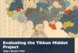 Evaluating the  Tikkun Middot  Project Tobin Belzer PhD October 28,  2013