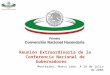 Reunión Extraordinaria de la Conferencia Nacional de Gobernadores