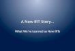 A New IRT Story…