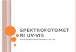 Spektrofotometri  UV-Vis