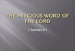 The Precious Word of the Lord