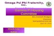 Gamma Pi Housing Committee