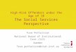 High-Risk Offenders under the Age of 18 The Social Services Perspective