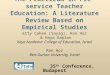 The Practicum in Pre-service Teacher Education: A Literature Review Based on Empirical Studies