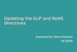Updating the EuP and RoHS Directives