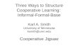 Three Ways to Structure Cooperative  Learning:  Informal-Formal-Base Karl A. Smith