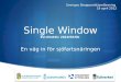Single Window EU-direktiv 2010/65/EU