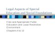 Legal Aspects of Special Education and Social Foundations