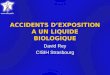 ACCIDENTS D’EXPOSITION A UN LIQUIDE BIOLOGIQUE