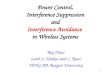 Power Control, Interference Suppression  and  Interference  Avoidance in Wireless Systems