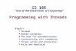 Programming with Threads