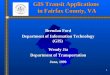 GIS Transit Applications  in Fairfax County, VA